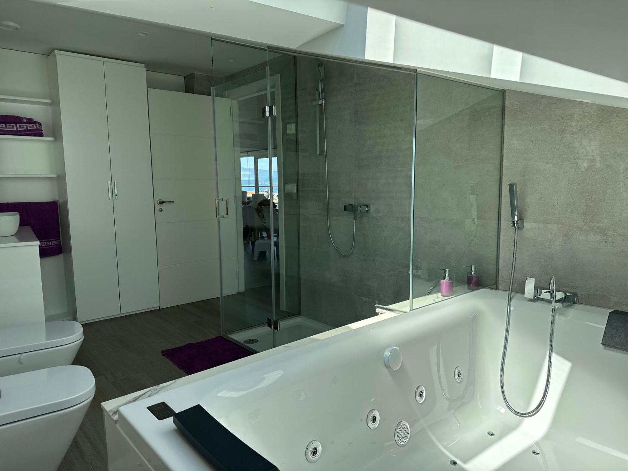 Atico Mirando O Mar Apartment Porto do Son Ngoại thất bức ảnh