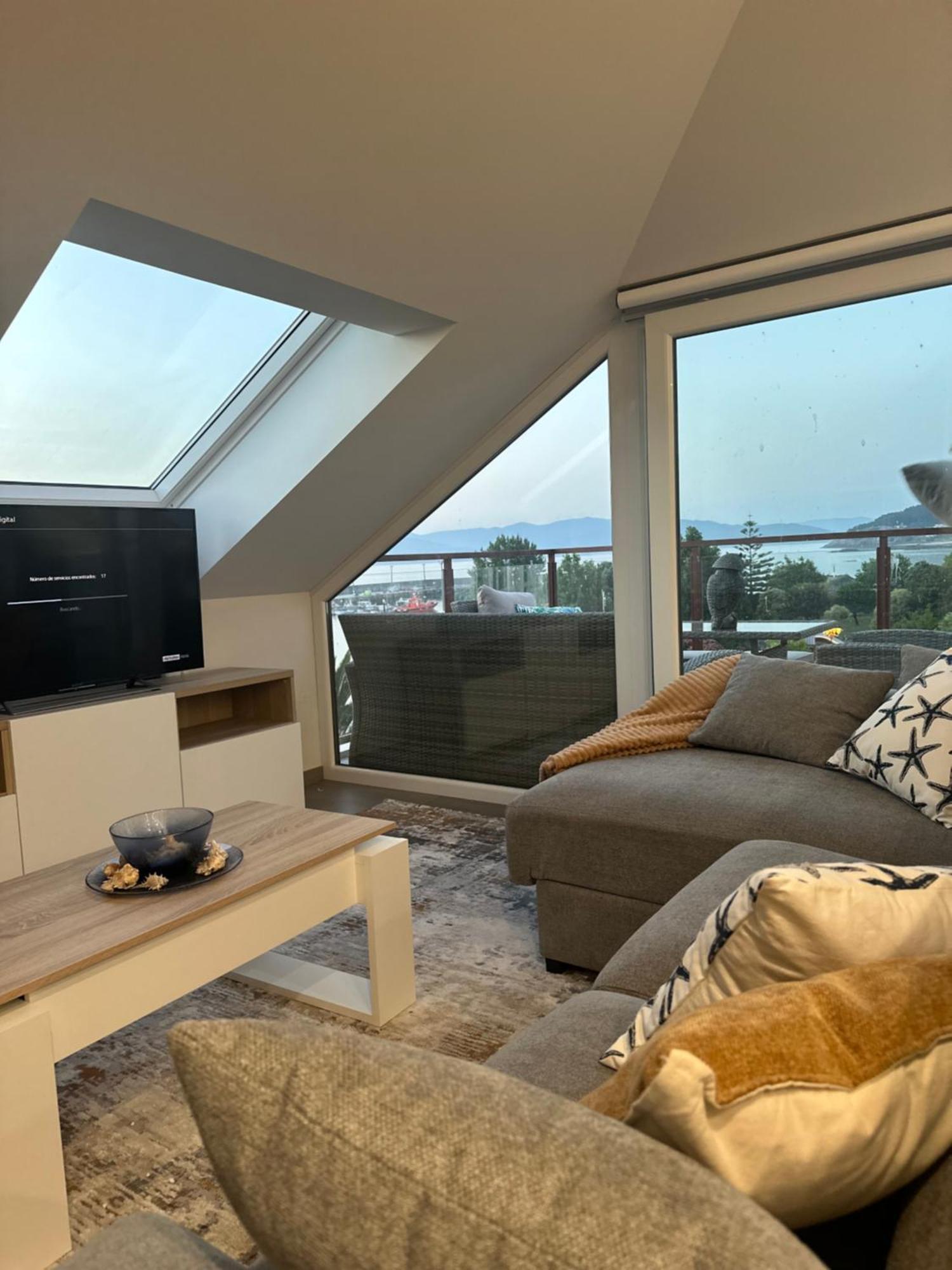 Atico Mirando O Mar Apartment Porto do Son Ngoại thất bức ảnh