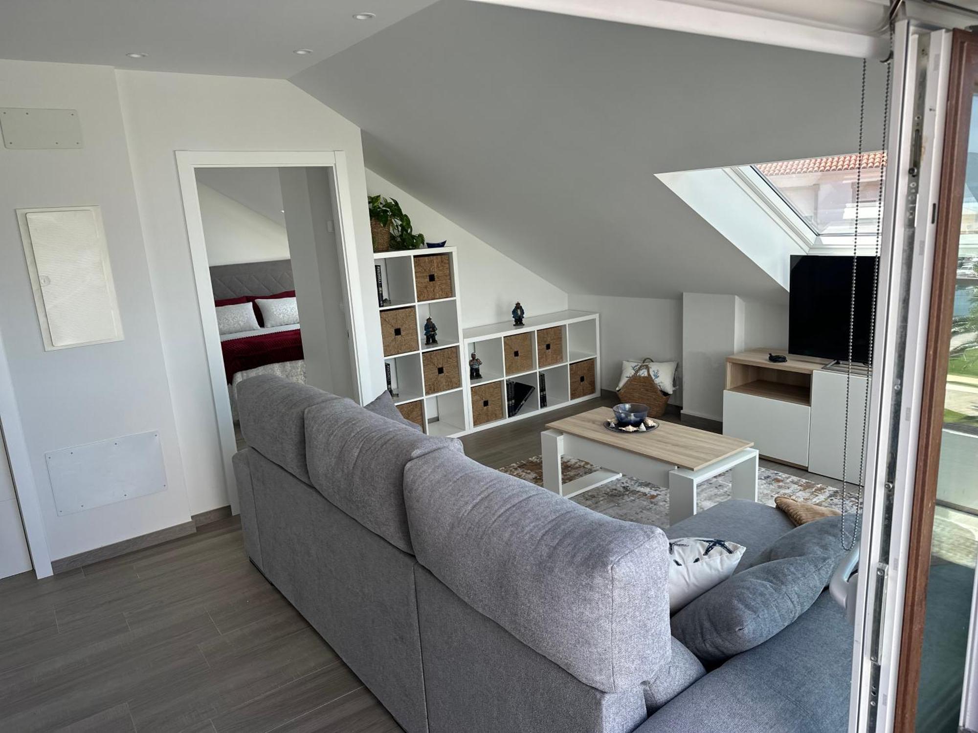 Atico Mirando O Mar Apartment Porto do Son Ngoại thất bức ảnh