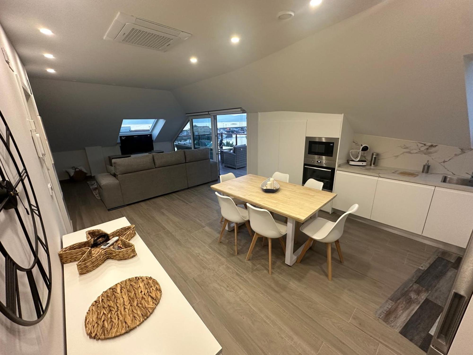 Atico Mirando O Mar Apartment Porto do Son Ngoại thất bức ảnh