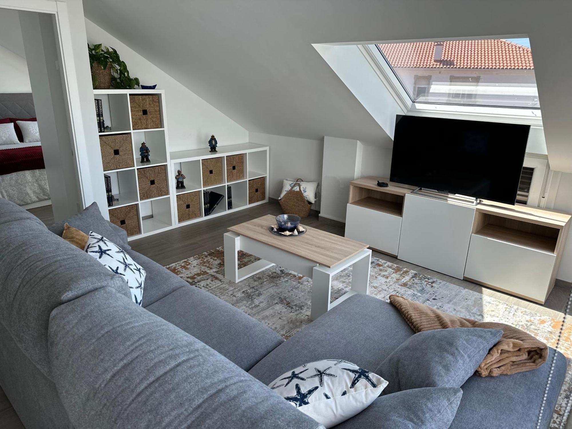 Atico Mirando O Mar Apartment Porto do Son Ngoại thất bức ảnh